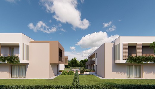 Villa bifamiliare di prossima costruzione in esclusivo complesso di sole ville a Tencarola